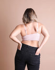 Seamless Padded Textured Brami Plus Size