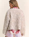 J.NNA Mixed Fabric Chic Jacket