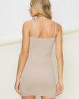 HYFVE Cute Compliments Ribbed Bodycon Dress - Online Only