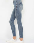 Judy Blue Full Size Tummy Control Contrast Wash Skinny Jeans