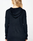 e Luna Cozy Light Knit Hoodie Sweater