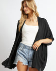 Davi & Dani Favorite Solid Kimono Cardigan