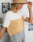 Plus Color Block Tunic - Online Only