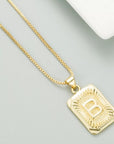 Classy Pendant Talia Initial Gold Letter Necklace