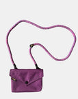 Himawari Solid Color Envelope Shape Crossbody Bag with Removable Strap