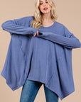 Ces Femme Asymmetrical Long Sleeve top