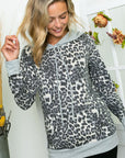 e Luna PLUS Cheetah Print Sweatshirt