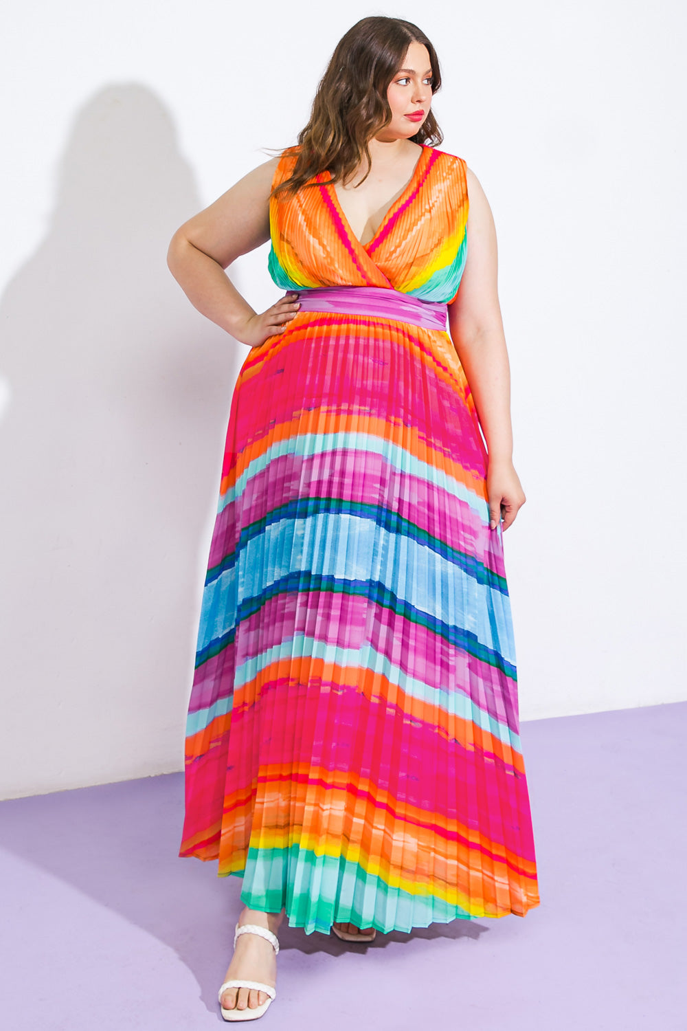 Flying Tomato Shore Vacays Woven Maxi Dress