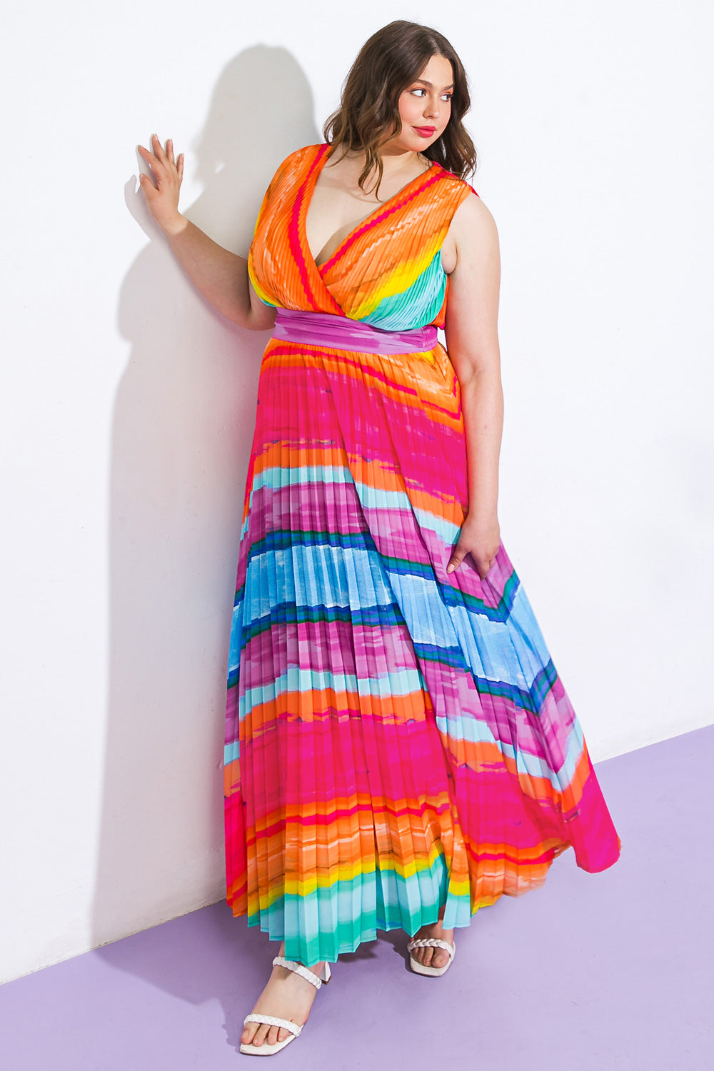 Flying Tomato Shore Vacays Woven Maxi Dress