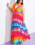 Flying Tomato Shore Vacays Woven Maxi Dress