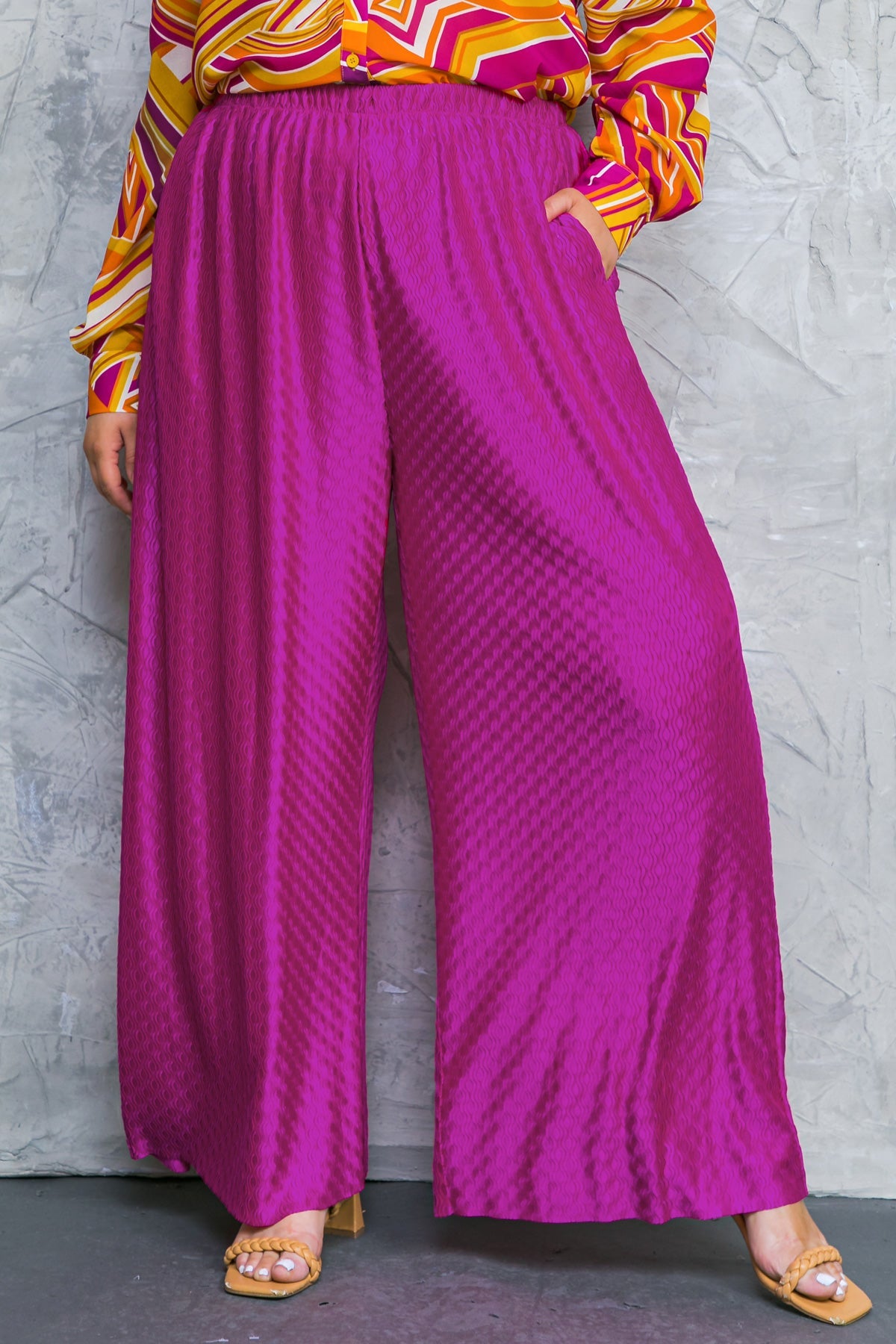 Flying Tomato Regal Romance Woven Pants