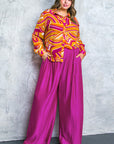 Flying Tomato Regal Romance Woven Pants