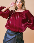 Flying Tomato Simply Favored Woven Top