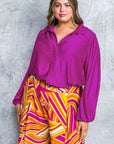 Flying Tomato Regal Romance Woven Top