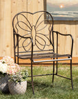 Copper Butterfly Garden Chair