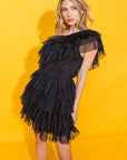 Flying Tomato Stunning Soiree Tulle Mini Dress