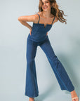 Flying Tomato Making Magic Denim Jumpsuit