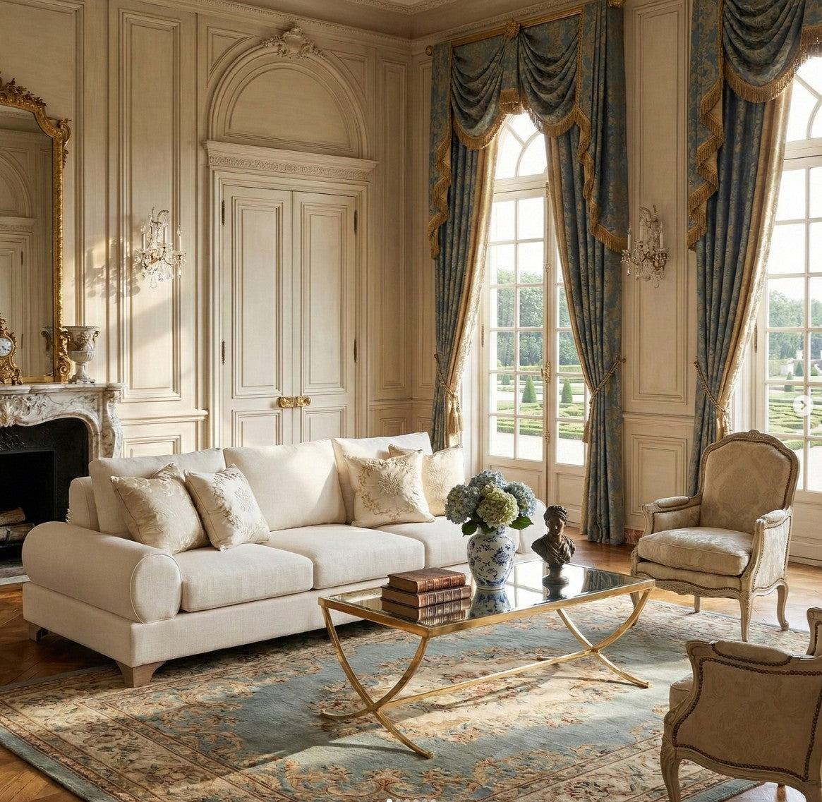Park Hill | Frenchy French Sofa – Classic European Bergère Style