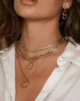 Gigi Double Coin Necklace