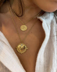 Gigi Double Coin Necklace