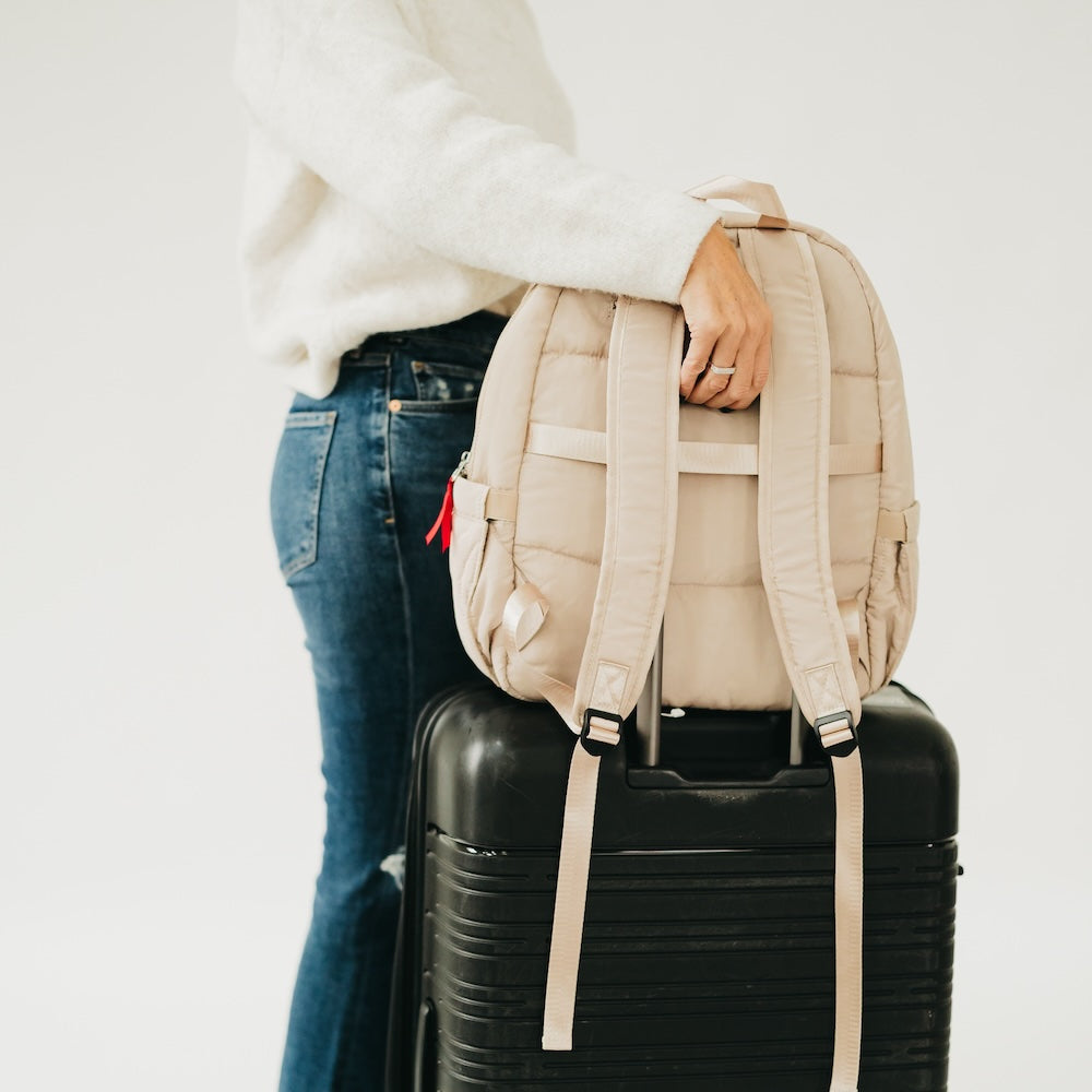 Go-To Organized Puffer Nylon Backpack