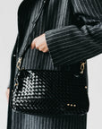 Harper Hobo Woven Shoulder Bag