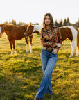 Horses & Horseshoes Button Up