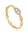 Rosie Two Tone Pave Bracelet