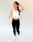 Level Up Ivory Crop Top