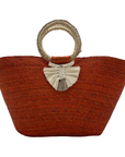 Woven Palm Beach Tote