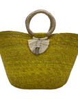 Woven Palm Beach Tote