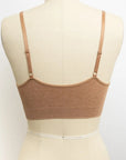 Lace Trim Ribbed Bralette