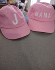 Light Pink Baseball Hat with Initial