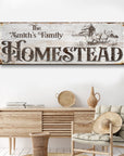 Family Homestead Sign II
