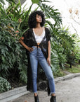 Mandala Lace Longline Duster Kimono