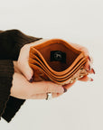 Mariah Woven Small Card Holder Wallet
