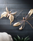 Gold Dragonfly Wall Decor Set