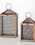 Outdoor Copper Screen Lanterns