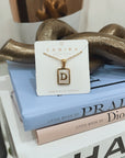 Mother of Pearl Initial Cards