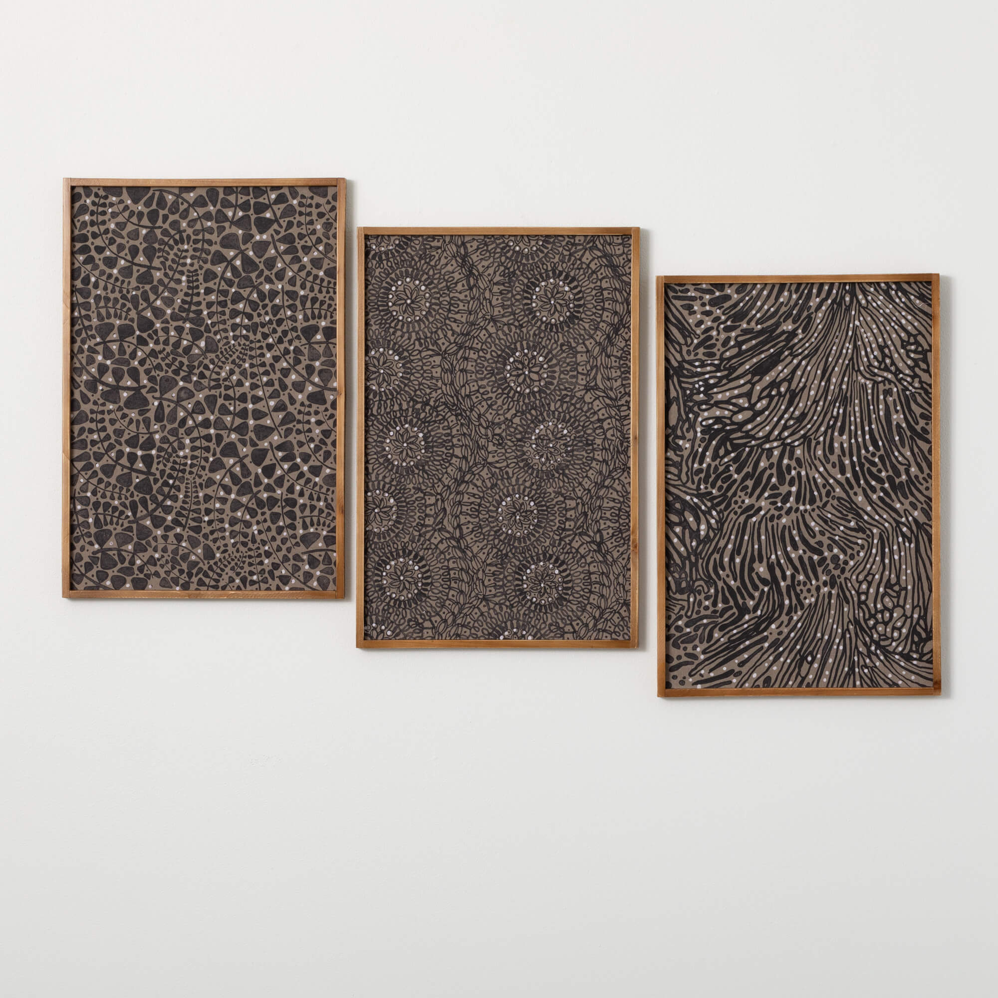 Lux Patterned Wall Decor Set of 3 - Online Only