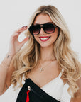Natalie Oversized Aviator Sunglasses