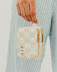 Nylon Cameron Double Zip Clippable Card Wallet