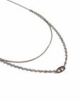 Parker Oval Pendant Layered Necklace