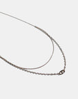 Parker Oval Pendant Layered Necklace