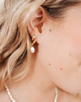 Pinky Promise Pearl Drop Earrings - WATERPROOF