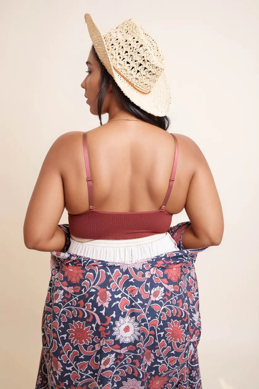 Plus Size Lace Trim Brami