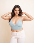 Plus Size Lace Trim Brami