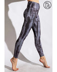 Plus Size Bamboo Style Tie Dye Leggings