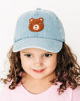 Denim Teddy Bear Hat - My Pampered Life Seattle