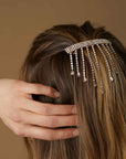 Coco + Carmen Harley Rhinestone Hairclip - Silver or Gold